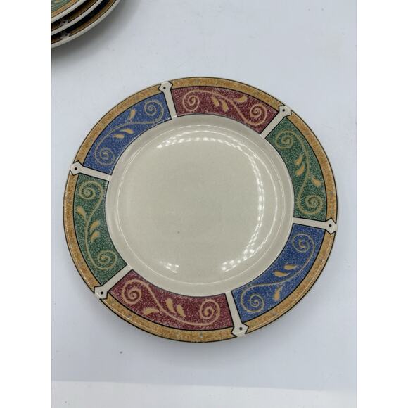 Oneida Sakura Salad Plates Majesticware Persia 7.5” Lot Set of 4 Sue Zipkin Vtg - Picture 10 of 11